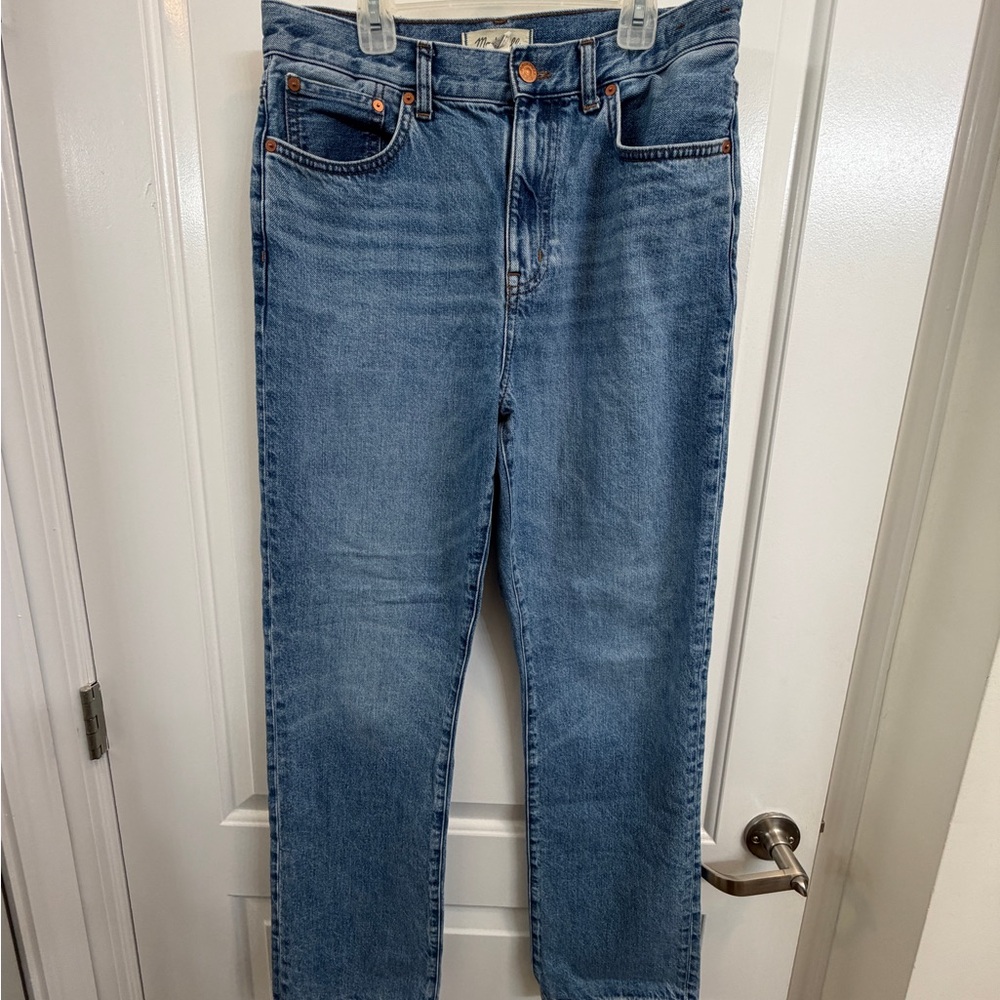 Madewell Medium Wash 90s Straight-Leg Jeans